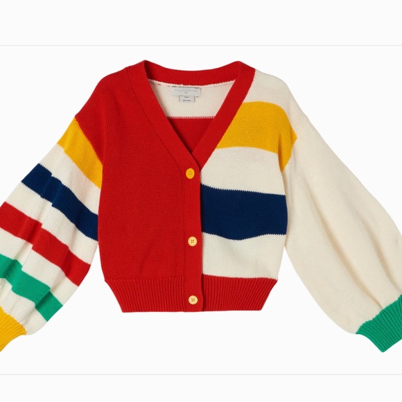 Stella McCartney Girls Striped
Knit Cardigan - Picture 1 of 4